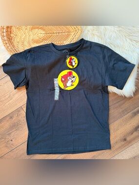 Buc-ee’s Black Short Sleeve T-Shirt Youth Size Large NWT